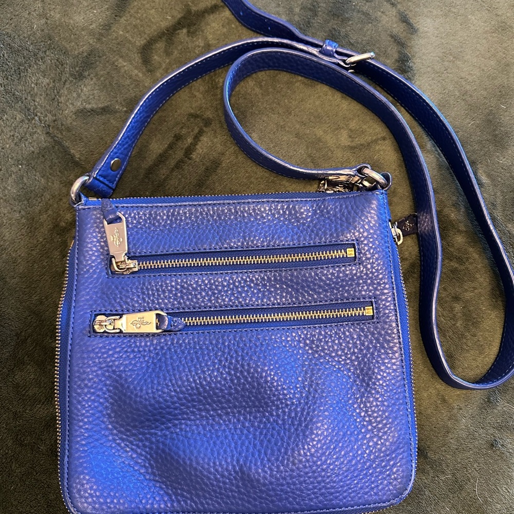 Cole Haan Royal Blue Crossbody Bag